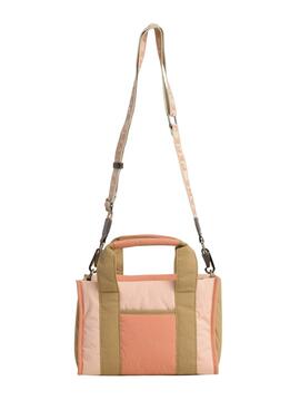 Sac à main Pepe Jeans Zadie rose et beige pour femme