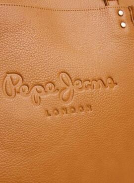Sac Pepe Jeans Bellamie marron pour femme
