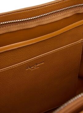 Sac Pepe Jeans Bellamie marron pour femme