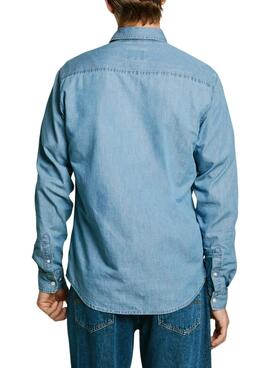 Chemise Pepe Jeans Classic Denim bleue pour homme