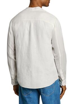 Chemise Pepe Jeans Asher blanche pour homme