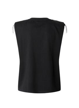 T-shirt Pepe Jeans Vatiana noir pour femme