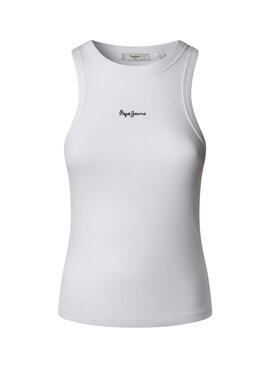 T-shirt Pepe Jeans Marian blanc pour femme