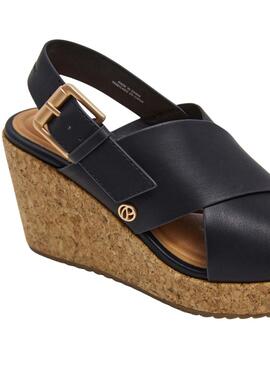 Sandales Pepe Jeans Wayna Cross noir pour femme
