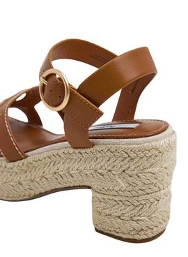 Sandales Pepe Jeans Gladys marron pour femme