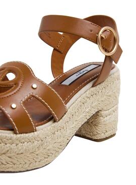 Sandales Pepe Jeans Gladys marron pour femme