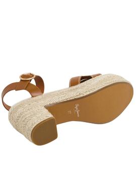 Sandales Pepe Jeans Gladys marron pour femme