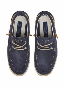 Mocassins Pepe Jeans Tourist bleus marine pour homme