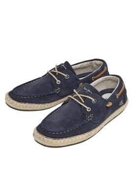 Mocassins Pepe Jeans Tourist bleus marine pour homme