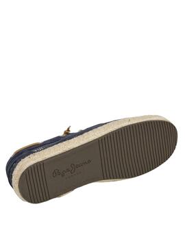 Mocassins Pepe Jeans Tourist bleus marine pour homme