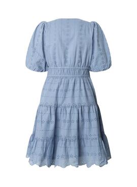 Robe Pepe Jeans Day bleue pour femme
