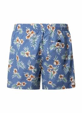 Maillot de bain Pepe Jeans Hibiscus bleu pour homme