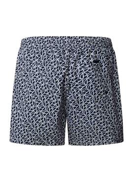 Maillot de bain Pepe Jeans imprimé bleu marine pour homme