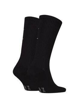 Ensemble de chaussettes Calvin Klein Monogramme noir pour homme