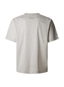T-shirt Pepe Jeans Presth gris pour homme