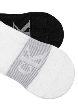 Pack de chaussettes Calvin Klein Footie Shadow multicolore pour homme