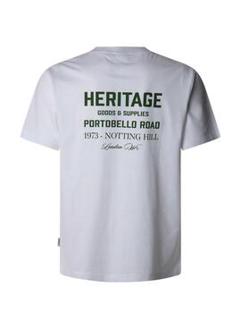 T-shirt Pepe Jeans Pol blanc pour homme