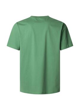 T-shirt Pepe Jeans Eggo vert pour homme