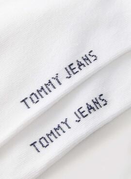 Ensemble de chaussettes Tommy Jeans Uni Faded Rugby multicolores pour homme et femme.