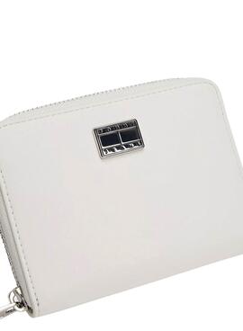 Portefeuille Tommy Jeans American Cool blanc pour femme