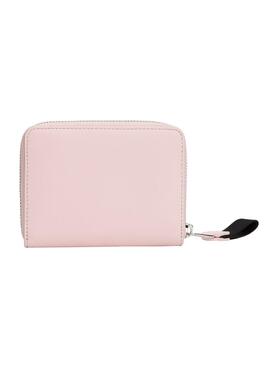 Portefeuille Tommy Jeans American Cool rose pour femme