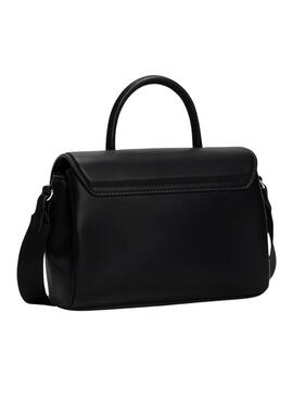 Sac à main Tommy Jeans American Flap noir pour femme