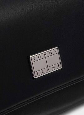 Sac à main Tommy Jeans American Flap noir pour femme