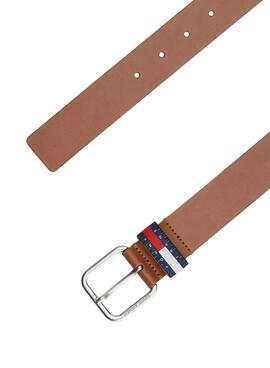 Ceinture Tommy Jeans Ryan marron pour homme