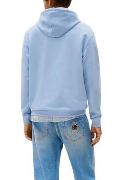 Sweat-shirt Tommy Jeans Entry bleu pour homme