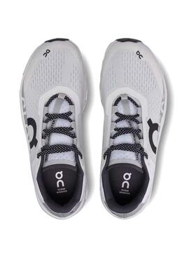 Chaussures On Running Cloudmonster blanches pour hommes