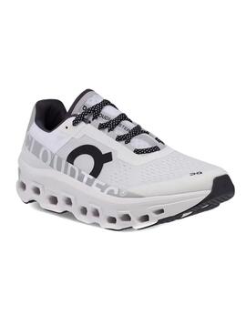 Chaussures On Running Cloudmonster blanches pour hommes