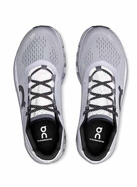 Chaussures On Running Cloudmonster grises pour hommes