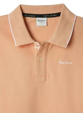 Polo Pepe Jeans Henry orange pour enfant