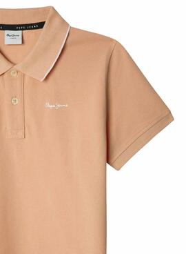 Polo Pepe Jeans Henry orange pour enfant