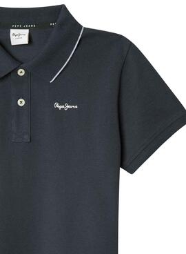 Polo Pepe Jeans Henry bleu marine pour garçon