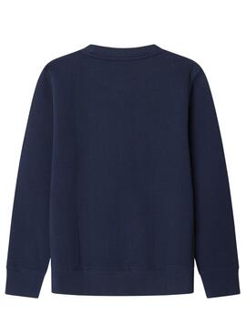 Sweatshirt Pepe Jeans Art bleue marine pour enfant