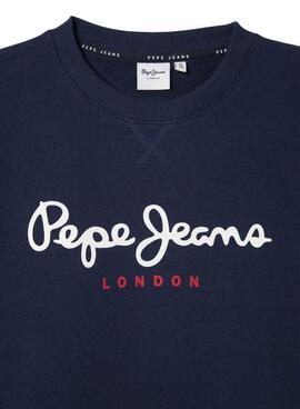 Sweatshirt Pepe Jeans Art bleue marine pour enfant