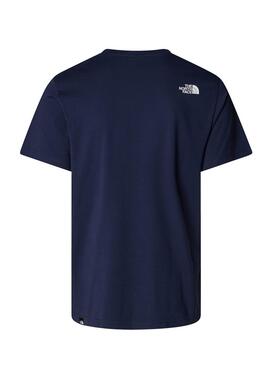 T-shirt The North Face Easy bleu marine pour homme.