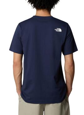 T-shirt The North Face Easy bleu marine pour homme.