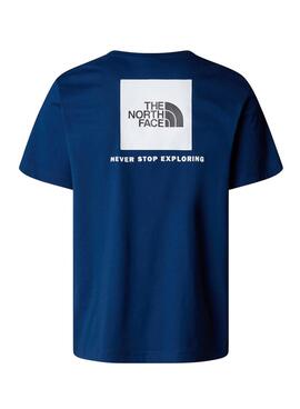 T-shirt The North Face NSE Box bleue pour homme