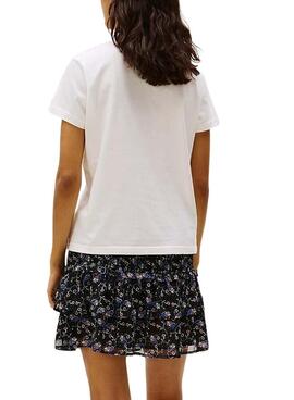 T-shirt Tommy Jeans Bubble blanc pour femme
