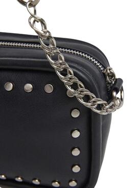 Sac à main Pepe Jeans Brianae clouté noir pour femme