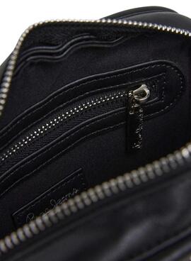 Sac à main Pepe Jeans Brianae clouté noir pour femme