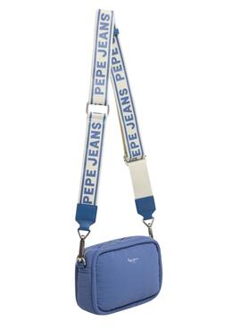 Sac Pepe Jeans Brianae Blossom bleu pour femme
