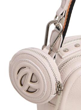Sac à main Pepe Jeans Bassy Main beige pour femme