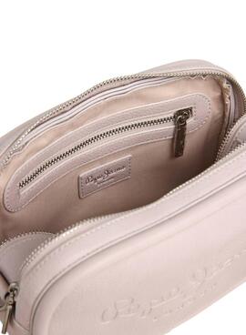 Sac à main Pepe Jeans Bassy Main beige pour femme