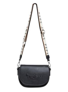 Sac Pepe Jeans Crisha noir pour femme