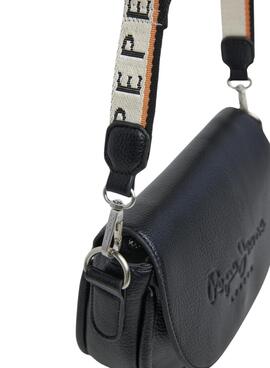 Sac Pepe Jeans Crisha noir pour femme