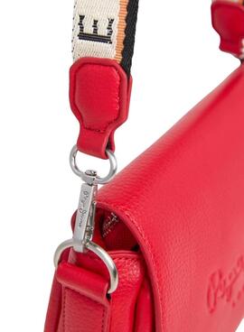 Sac à main Pepe Jeans Crisha rouge pour femme
