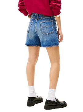 Bermudes Tommy Jeans Mom en denim pour femme